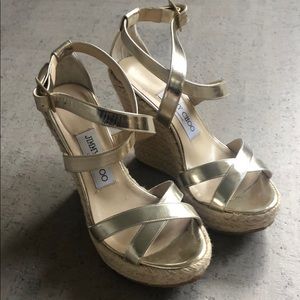 Jimmy Choo platform espadrilles